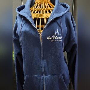 Walt Disney Navy Blue Zip-Up Hoodie